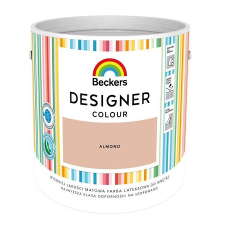Farba Lateksowa Designer Colour Almond 2,5L Beckers