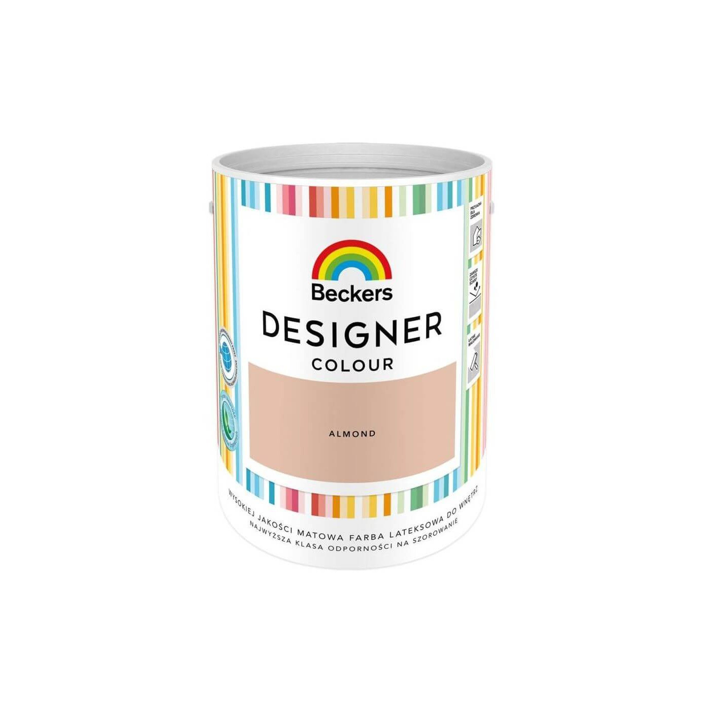 Farba Lateksowa Designer Colour Almond 5L Beckers Farba Lateksowa Designer Colour Almond 5L Beckers