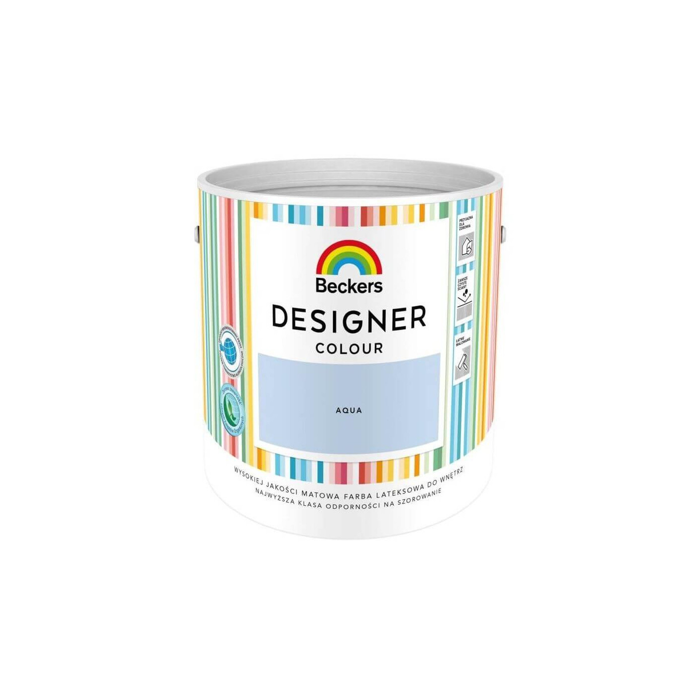 Farba Lateksowa Designer Colour Aqua 2,5L Beckers Farba Lateksowa Designer Colour Aqua 2,5L Beckers