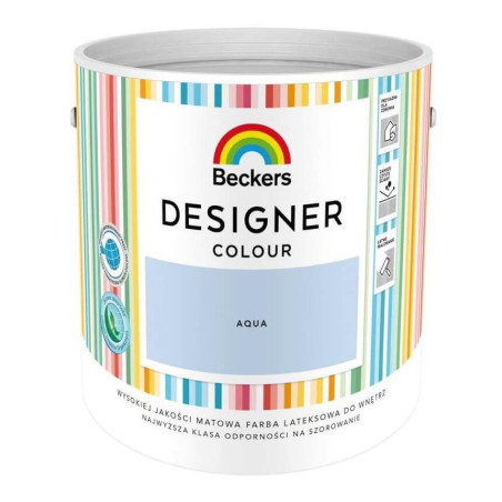 Farba Lateksowa Designer Colour Aqua 2,5L Beckers