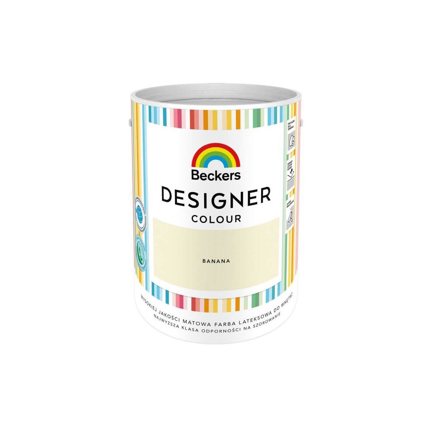 Farba Lateksowa Designer Colour Banana 5L Beckers Farba Lateksowa Designer Colour Banana 5L Beckers