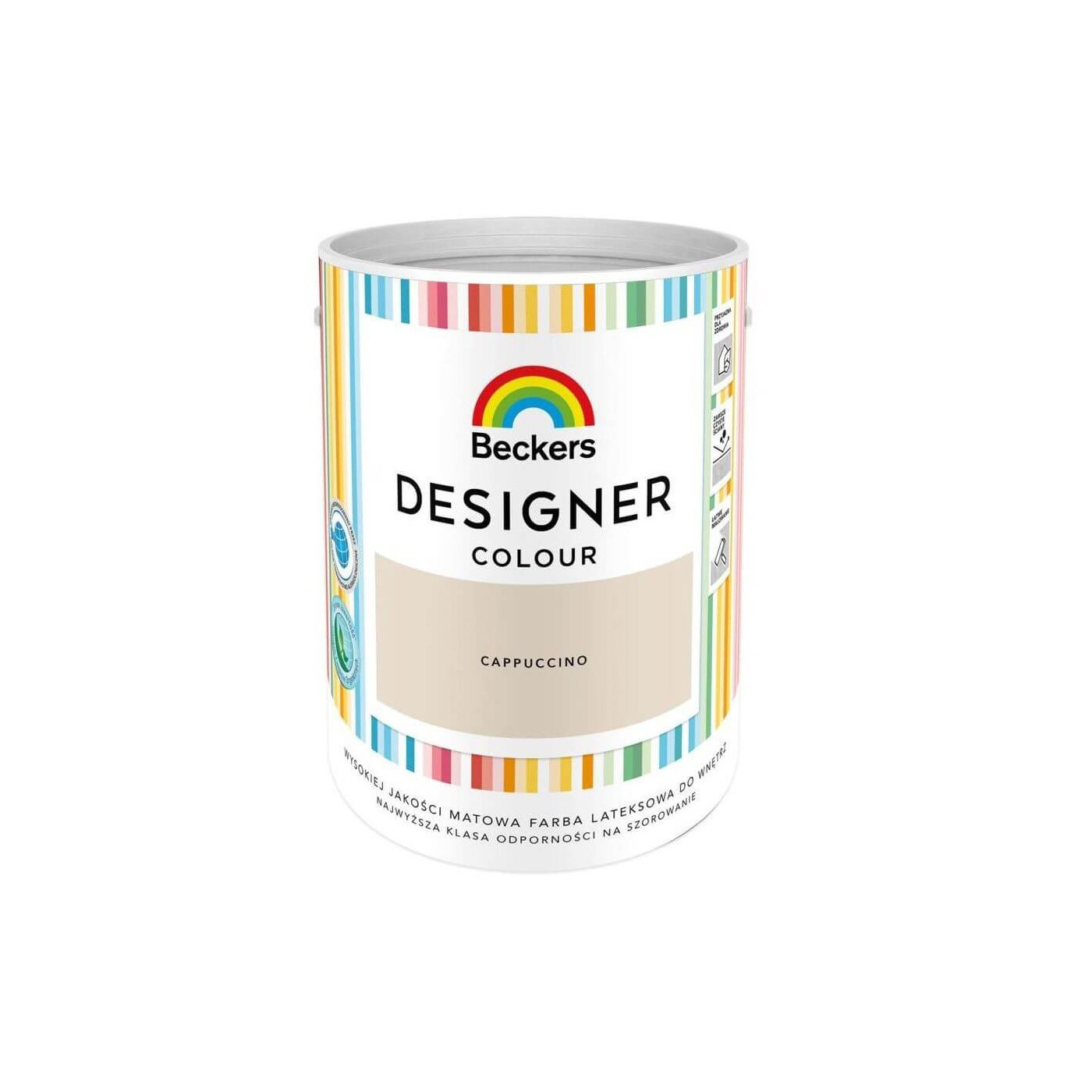 Farba Lateksowa Designer Colour Cappuccino 5L Beckers Farba Lateksowa Designer Colour Cappuccino 5L Beckers