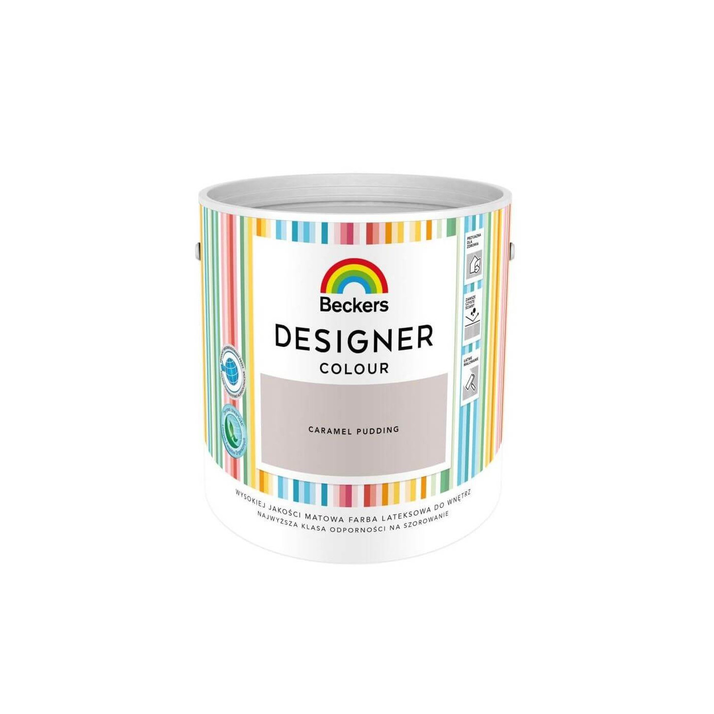Farba Lateksowa Designer Colour Caramel Pudding 2,5L Beckers Farba Lateksowa Designer Colour Caramel Pudding 2,5L Beckers