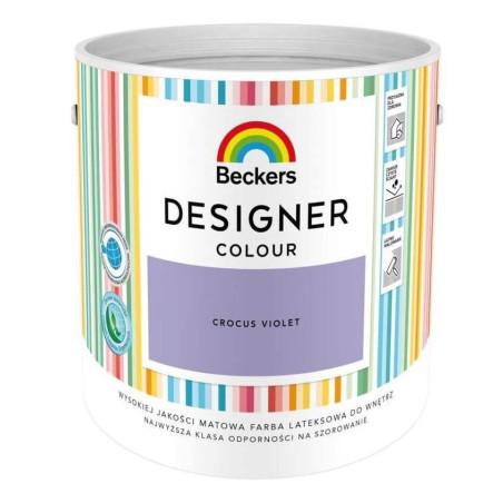 Farba Lateksowa Designer Colour Crocus Violet 2,5L Beckers