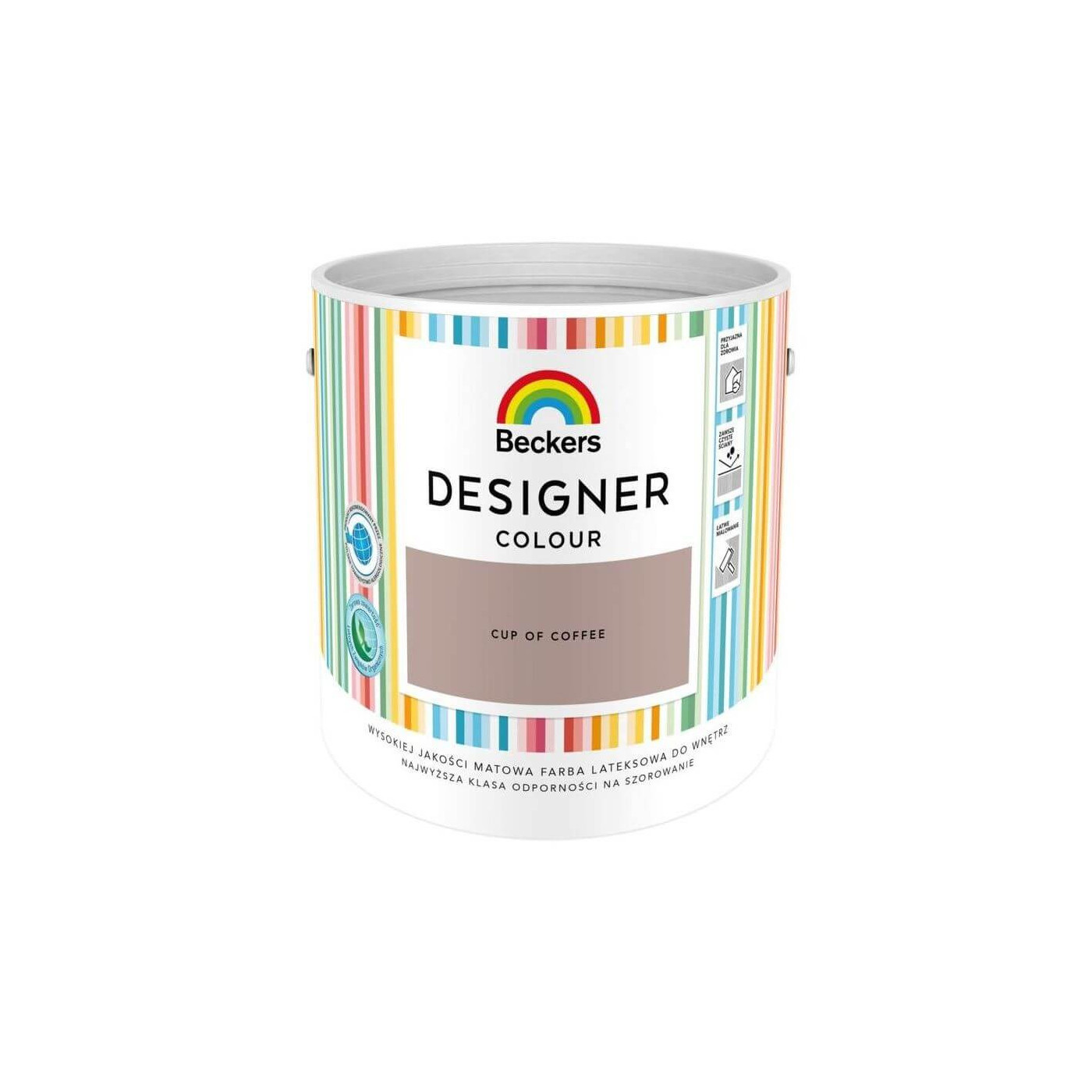 Farba Lateksowa Designer Colour Cup Of Coffee 2,5L Beckers Farba Lateksowa Designer Colour Cup Of Coffee 2,5L Beckers