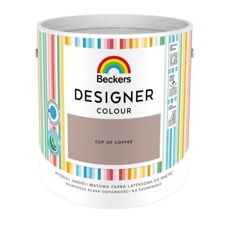 Farba Lateksowa Designer Colour Cup Of Coffee 2,5L Beckers
