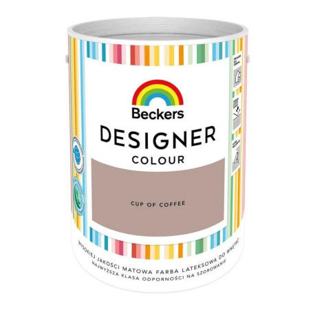 Farba Lateksowa Designer Colour Cup Of Coffee 5L Beckers