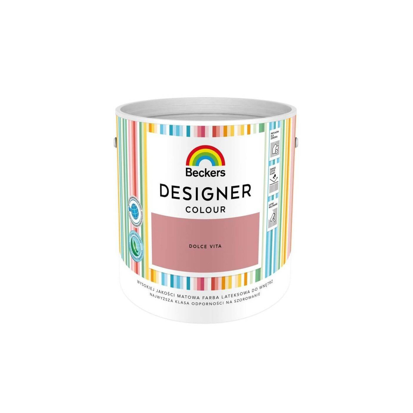 Farba Lateksowa Designer Colour Dolce Vita 2,5L Beckers Farba Lateksowa Designer Colour Dolce Vita 2,5L Beckers