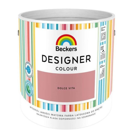 Farba Lateksowa Designer Colour Dolce Vita 2,5L Beckers