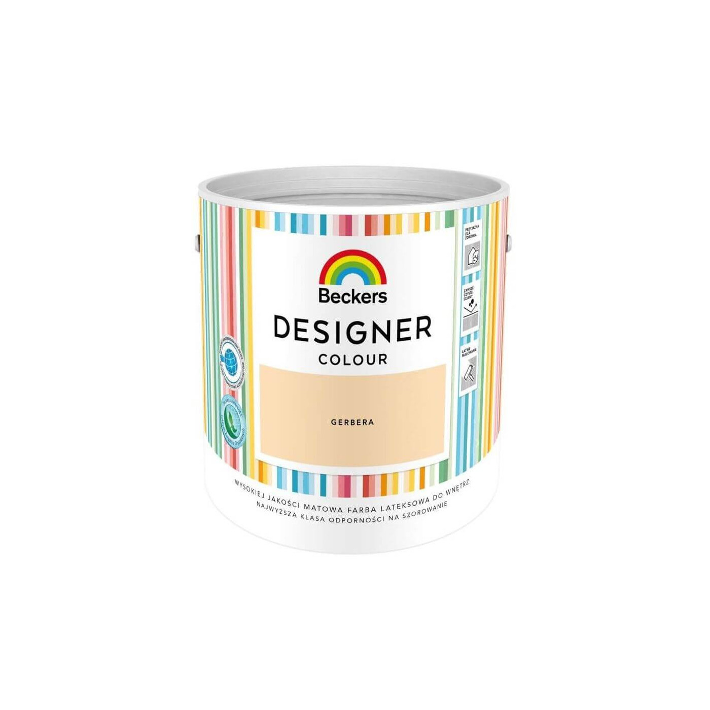 Farba Lateksowa Designer Colour Gerbera 2,5L Beckers Farba Lateksowa Designer Colour Gerbera 2,5L Beckers