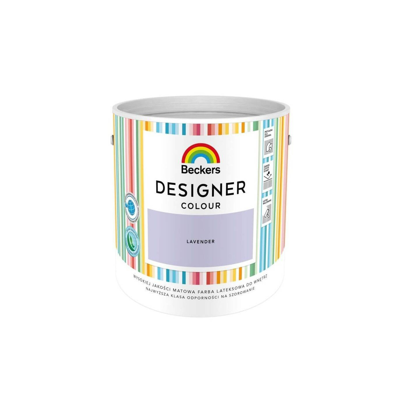 Farba Lateksowa Designer Colour Lavender 2,5L Beckers Farba Lateksowa Designer Colour Lavender 2,5L Beckers