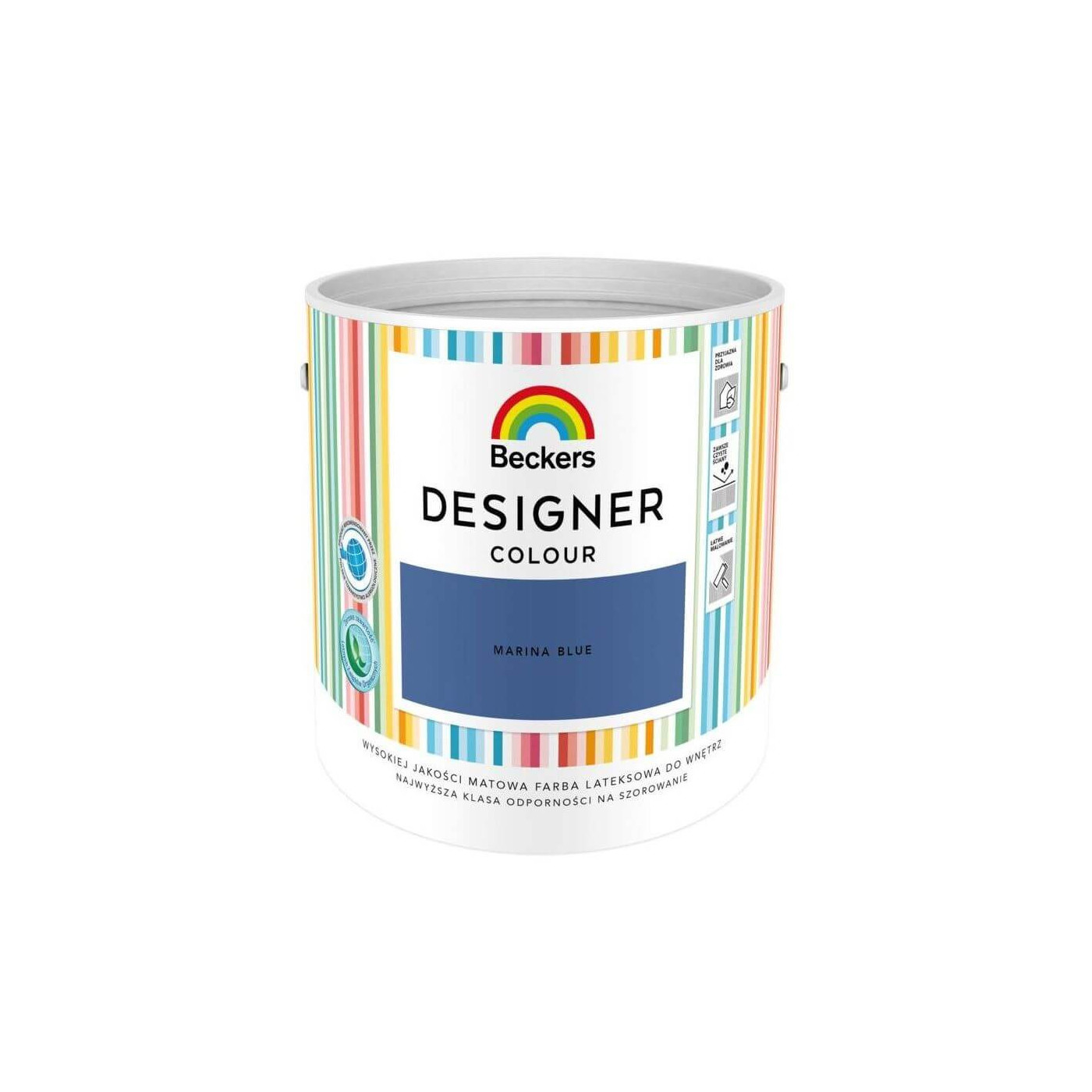 Farba Lateksowa Designer Colour Marina Blue 2,5L Beckers Farba Lateksowa Designer Colour Marina Blue 2,5L Beckers