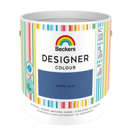 Farba Lateksowa Designer Colour Marina Blue 2,5L Beckers