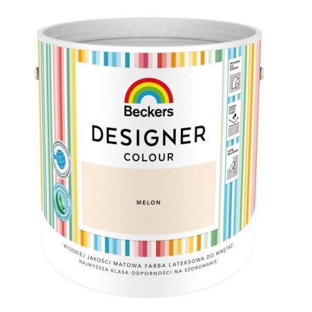 Farba Lateksowa Designer Colour Melon 2,5L Beckers