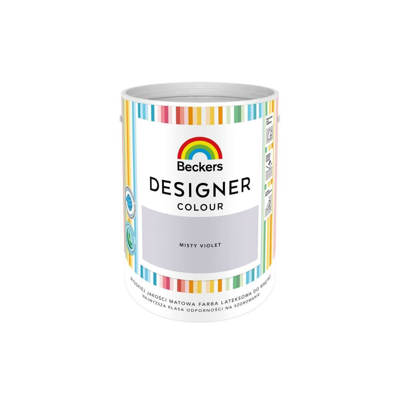 Farba Lateksowa Designer Colour Misty Violet 2,5L Beckers Farba Lateksowa Designer Colour Misty Violet 2,5L Beckers