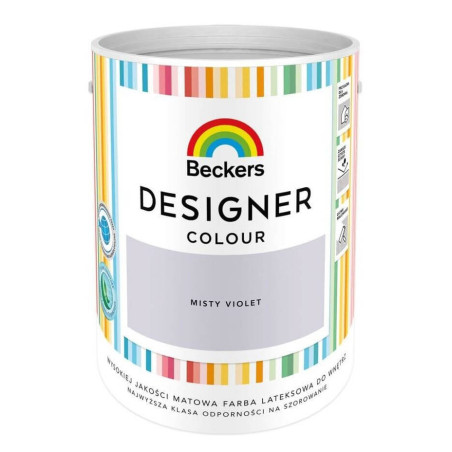 Farba Lateksowa Designer Colour Misty Violet 2,5L Beckers