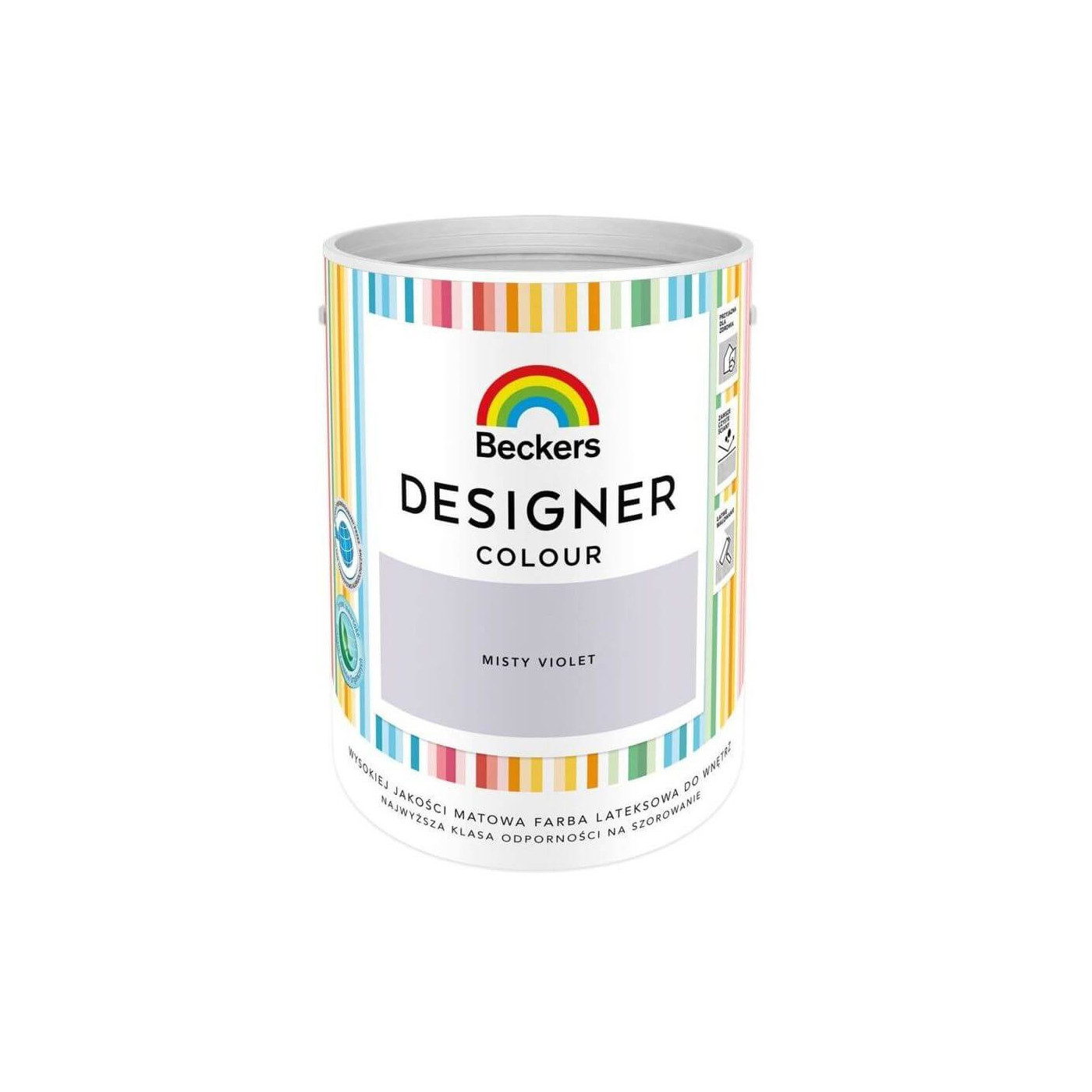 Farba Lateksowa Designer Colour Misty Violet 5L Beckers Farba Lateksowa Designer Colour Misty Violet 5L Beckers