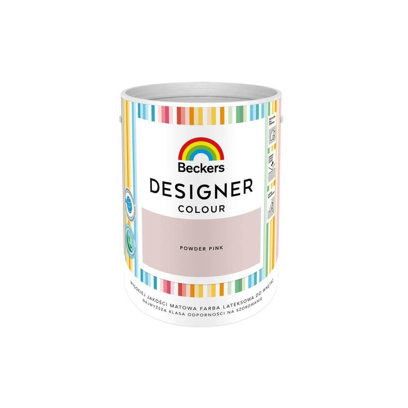 Farba Lateksowa Designer Colour Powder Pink 5L Beckers Farba Lateksowa Designer Colour Powder Pink 5L Beckers