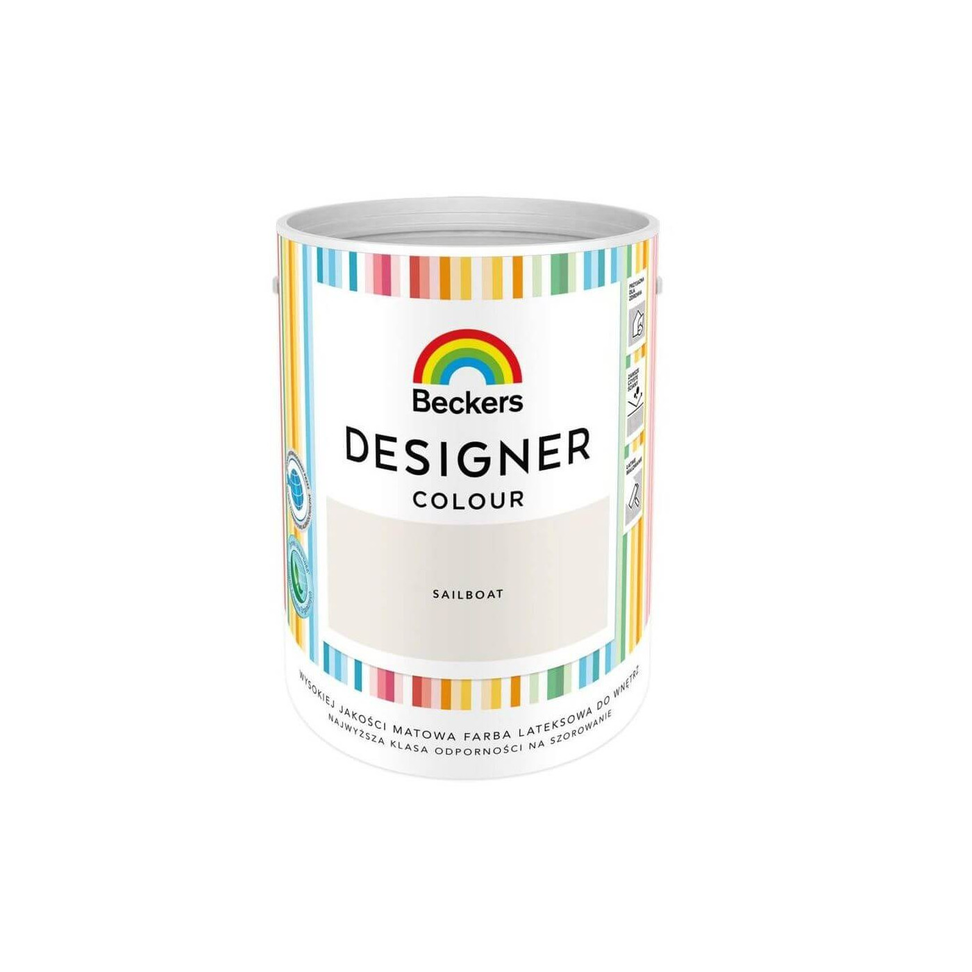 Farba Lateksowa Designer Colour Sailboat 5L Beckers Farba Lateksowa Designer Colour Sailboat 5L Beckers