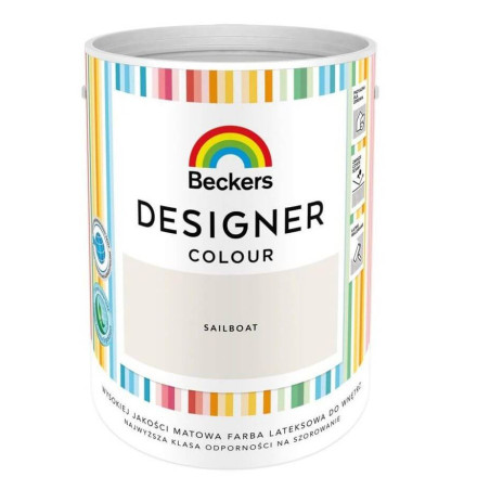Farba Lateksowa Designer Colour Sailboat 5L Beckers