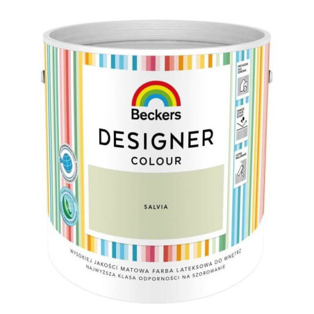 Farba Lateksowa Designer Colour Salvia 2,5L Beckers