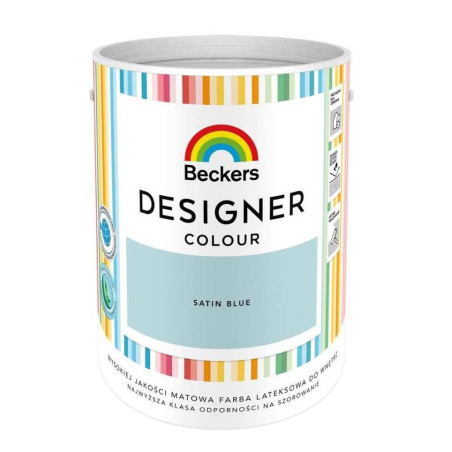 Farba Lateksowa Designer Colour Satin Blue 5L Beckers