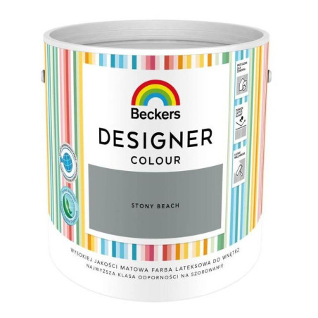 Farba Lateksowa Designer Colour Stony Beach 2,5L Beckers