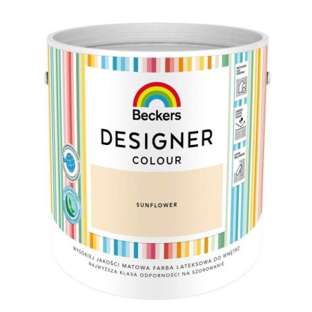 Farba Lateksowa Designer Colour Sunflower 2,5L Beckers