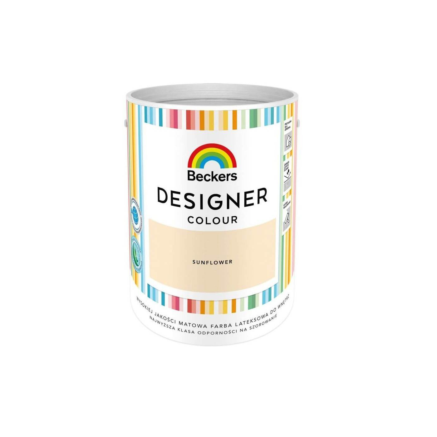 Farba Lateksowa Designer Colour Sunflower 5L Beckers Farba Lateksowa Designer Colour Sunflower 5L Beckers