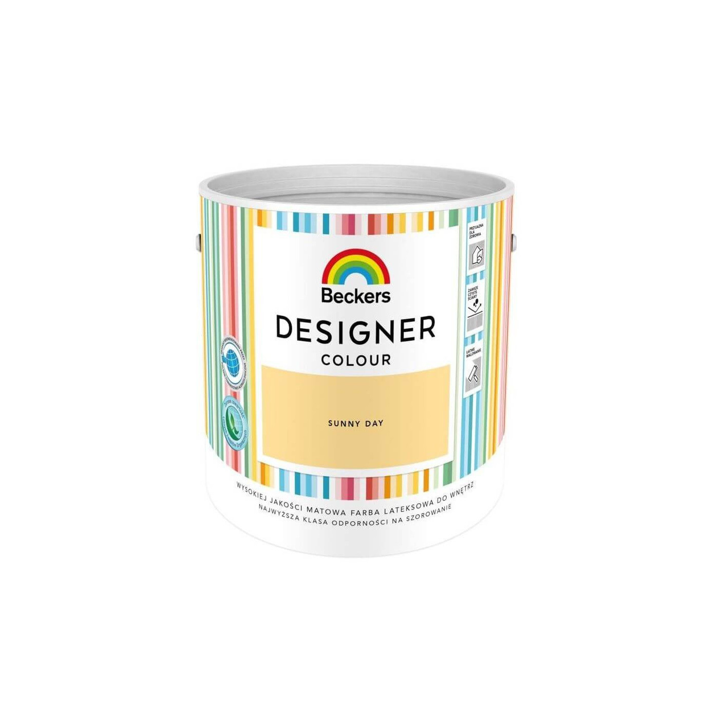 Farba Lateksowa Designer Colour Sunny Day 2,5L Beckers Farba Lateksowa Designer Colour Sunny Day 2,5L Beckers