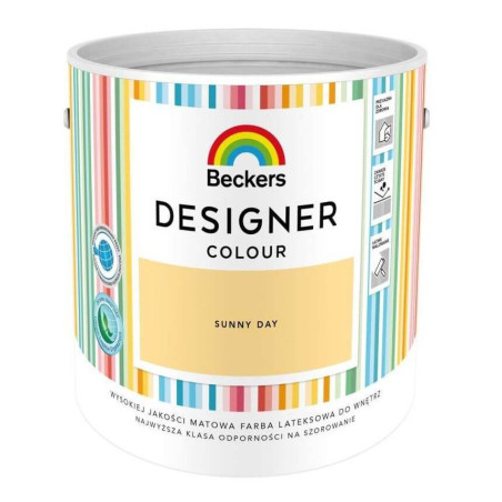 Farba Lateksowa Designer Colour Sunny Day 2,5L Beckers