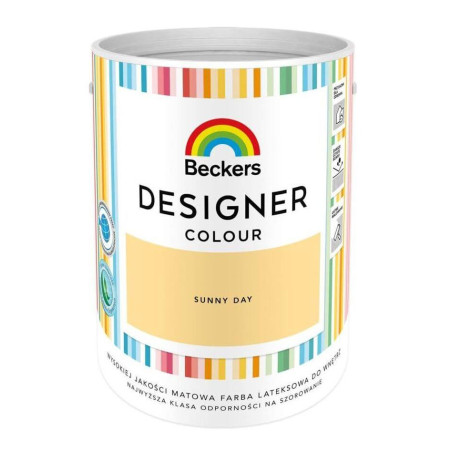 Farba Lateksowa Designer Colour Sunny Day 5L Beckers