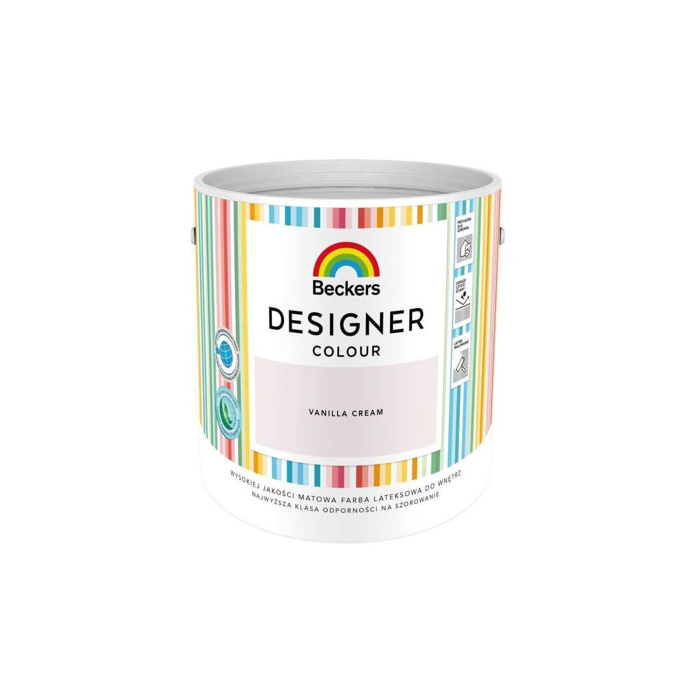 Farba Lateksowa Designer Colour Vanilla Cream 2,5L Beckers Farba Lateksowa Designer Colour Vanilla Cream 2,5L Beckers