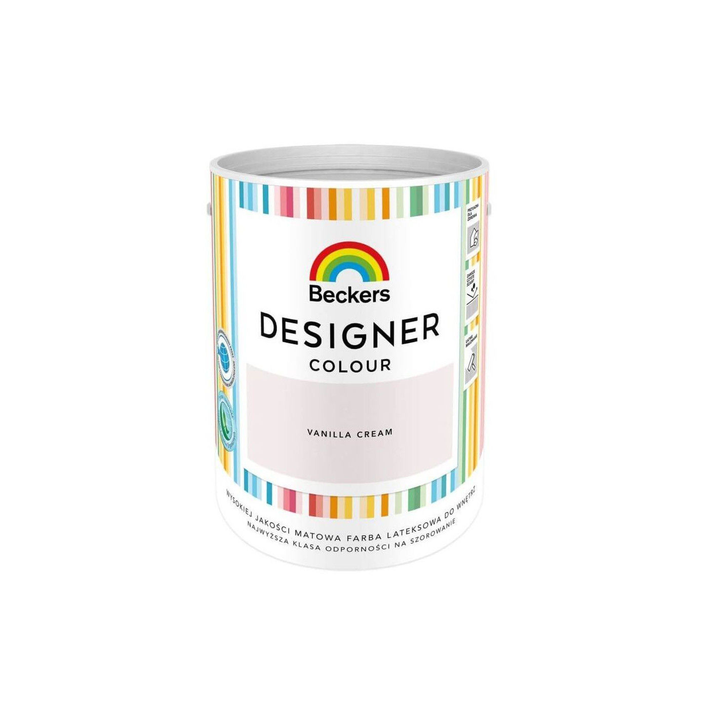Farba Lateksowa Designer Colour Vanilla Cream 5L Beckers Farba Lateksowa Designer Colour Vanilla Cream 5L Beckers