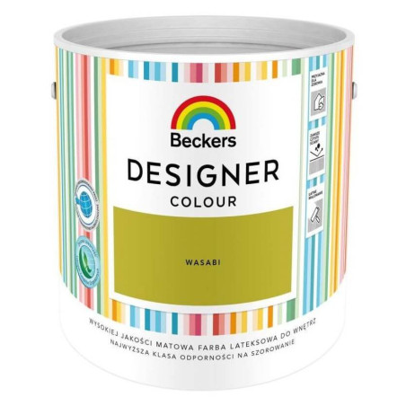 Farba Lateksowa Designer Colour Wasabi 2,5L Beckers