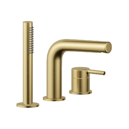 Bateria Wannowa 3 Otworowa PI Złoty Szczotkowany AREX.1234GB Excellent