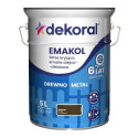 Emalia Olejno-Alkidowa Emakol Strong Brązowa Połysk 5L Dekoral Emalia Olejno-Alkidowa Emakol Strong Brązowa Połysk 5L Dekoral