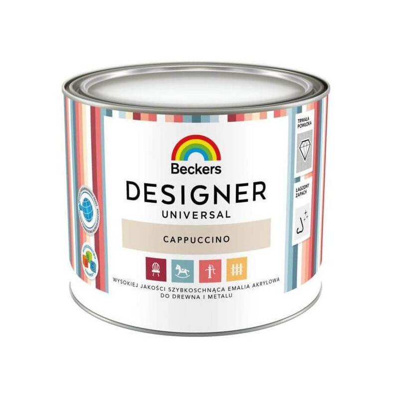 Emalia Akrylowa Designer Universal Cappuccino 0,5l Beckers Emalia Akrylowa Designer Universal Cappuccino 0,5l Beckers