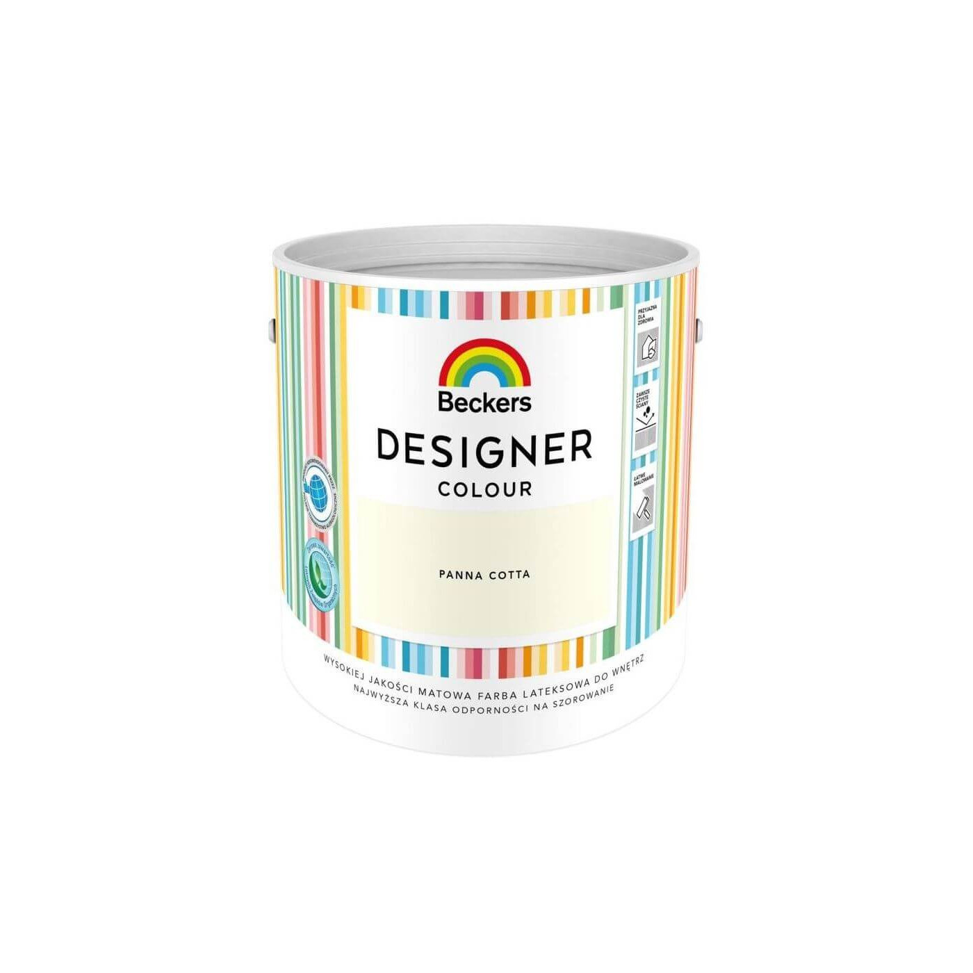 Farba Lateksowa Designer Colour Panna Cotta 2,5L Beckers Farba Lateksowa Designer Colour Panna Cotta 2,5L Beckers