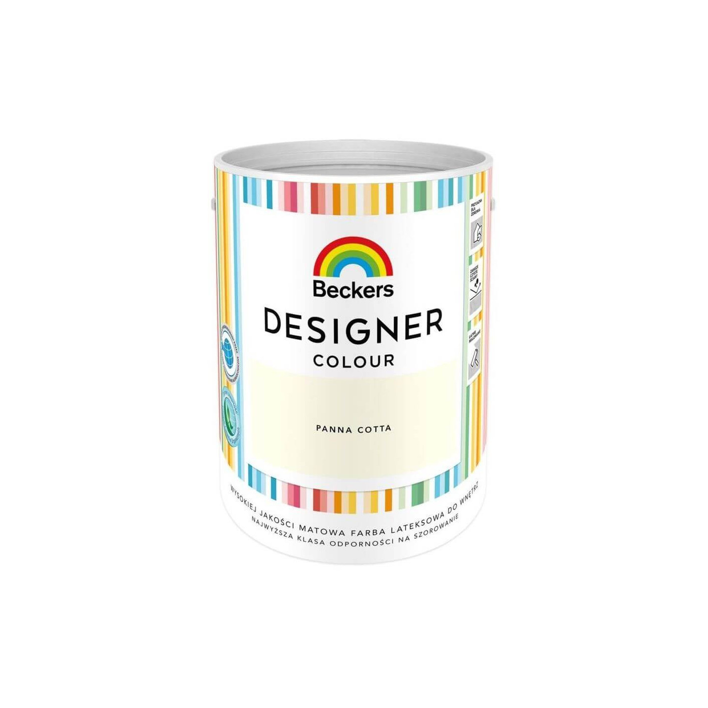 Farba Lateksowa Designer Colour Panna Cotta 5L Beckers Farba Lateksowa Designer Colour Panna Cotta 5L Beckers