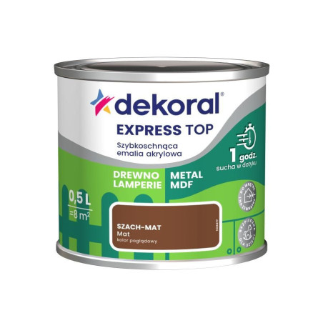 Emalia Szybkoschnąca Do Dzieła Szach-mat Mat 0,5L Dekoral