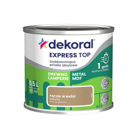 Emalia Szybkoschnąca Do Dzieła Pączek w maśle Satyna 0,5L Dekoral