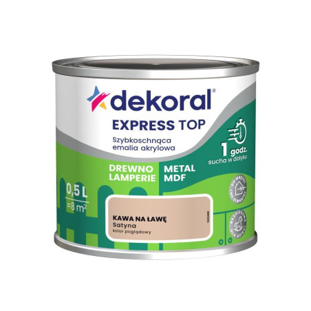 Emalia Szybkoschnąca Do Dzieła Kawa na ławę Satyna 0,5L Dekoral