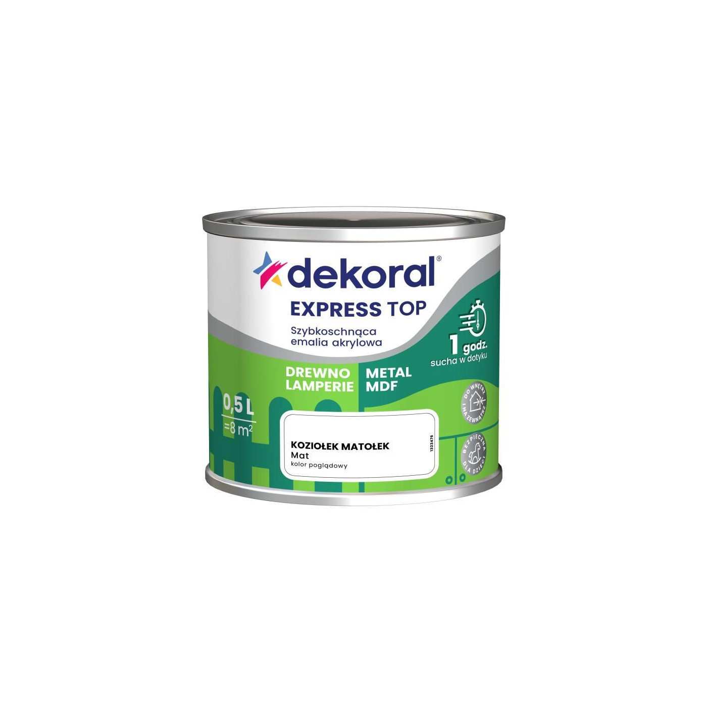 Emalia Szybkoschnąca Do Dzieła Koziołek Matołek Mat 0,5L Dekoral Emalia Szybkoschnąca Do Dzieła Koziołek Matołek Mat 0,5L Dekoral