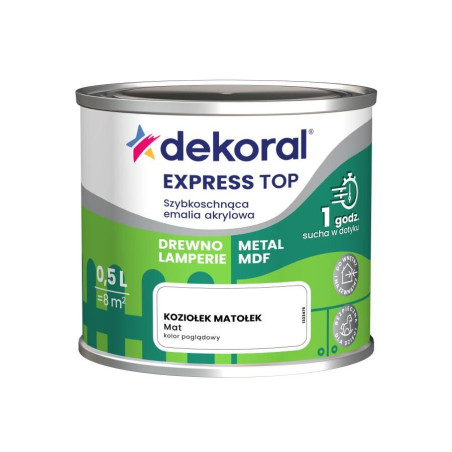 Emalia Szybkoschnąca Do Dzieła Koziołek Matołek Mat 0,5L Dekoral