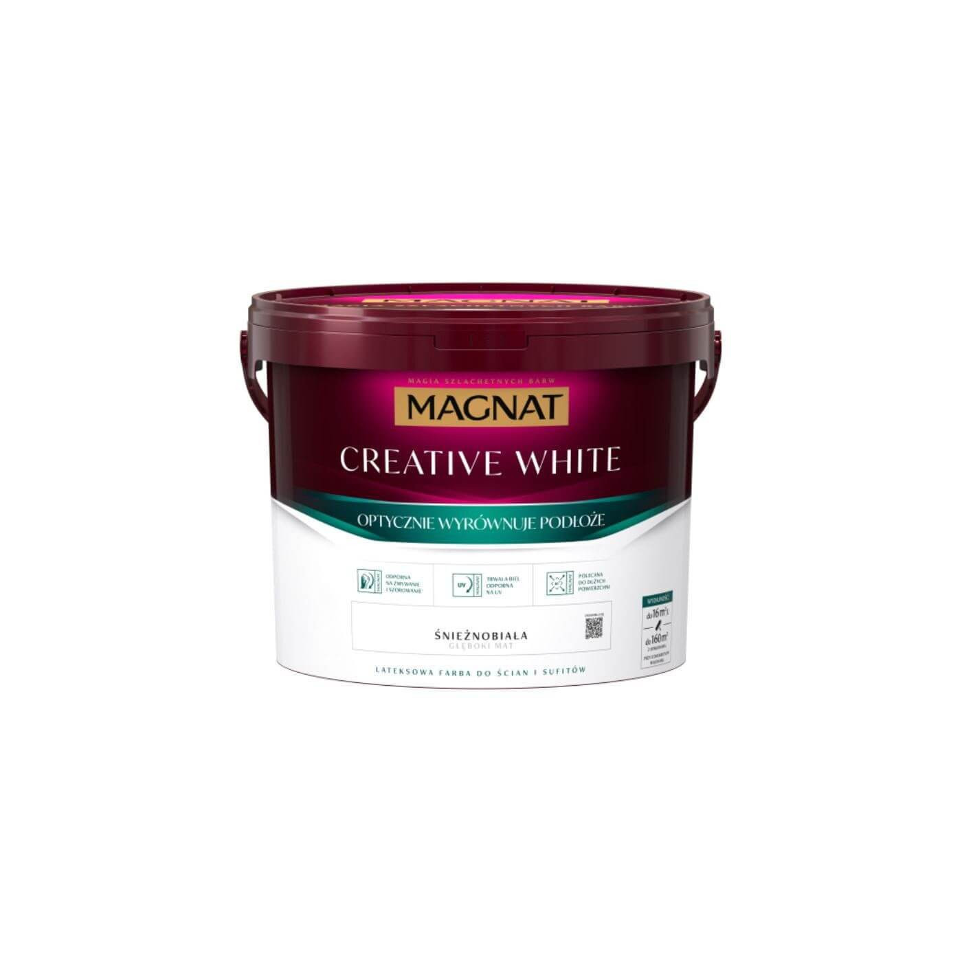 Farba Lateksowa Magnat Creative White 2,5L Farba Lateksowa Magnat Creative White 2,5L