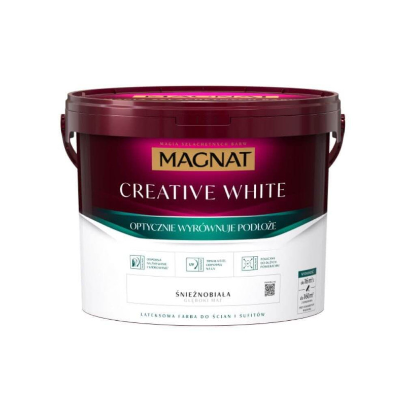 Farba Lateksowa Magnat Creative White 2,5L Farba Lateksowa Magnat Creative White 2,5L