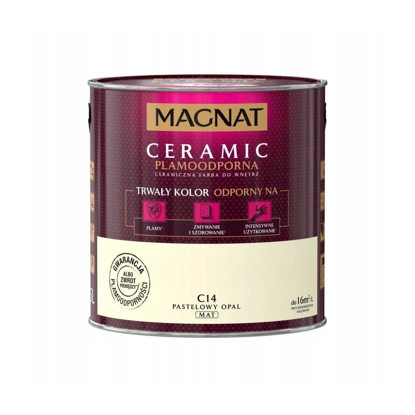 Farba Ceramiczna Magnat C14 Pastelowy Opal 5L Farba Ceramiczna Magnat C14 Pastelowy Opal 5L