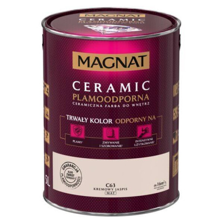 Farba Ceramiczna Magnat C63 Kremowy Japis 5L