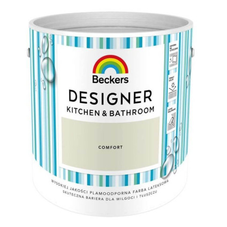 Farba Lateksowa Designer Kitchen & Bathroom Comfort Mat 2,5 L Beckers